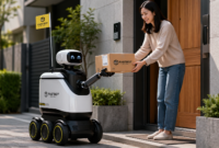 Robot Kurir (Foto: AI)