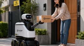 Robot Kurir (Foto: AI)