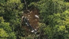 Lokasi Jatuhnya Helikopter PK-CFX (Foto: Istimewah)