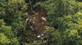 Lokasi Jatuhnya Helikopter PK-CFX (Foto: Istimewah)