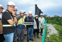 Otoritas IKN meninjau Pembangunan Polresta (Foto: Istimewah)