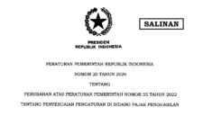PP No 20 Tahun 2026