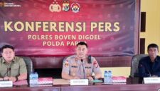 Konferensi Pers Polres Boven Digoel