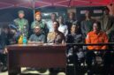 Kapolres gelar konferensi pers pasca penanganan lanjutan ledakan bom yang diduga berasal dari Perang Dunia II di Biak (Foto: Istimewa/Humas Polres Biak)
