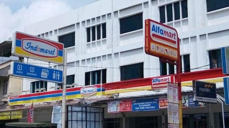 Gerai Alfamart-Indomaret (Foto: Istimewah)