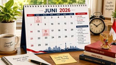 Kalender Bulan Juni 2026