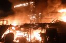 Kebakaran Hebat Melanda Pasar Jiung Kemayoran (Foto: Istimewah)