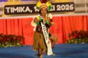 Nikia Angel Awom. Siswi kelas III SD Inpres Sempan Barat, Timika, itu berhasil meraih gelar juara Miss Bintang Indonesia Junior Papua Tengah–Maluku 2026 (Foto: Newsline/Eliezer)